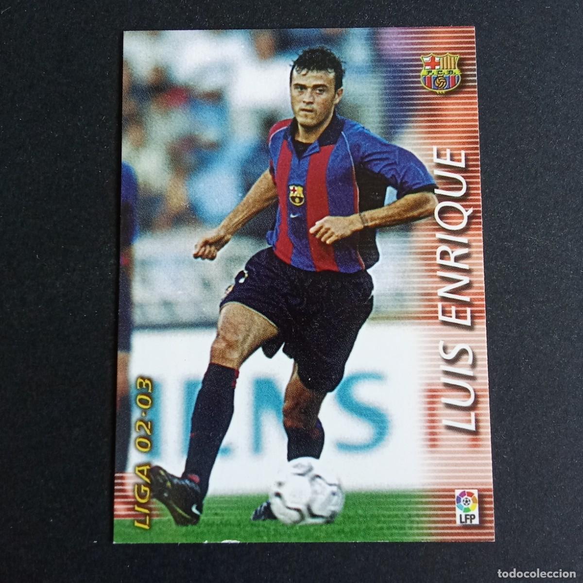 Cromos de f&uacute;tbol: 68 LUIS ENRIQUE BARCELONA LIGA 2002 2003 02 03 MEGAFICHAS PANINI