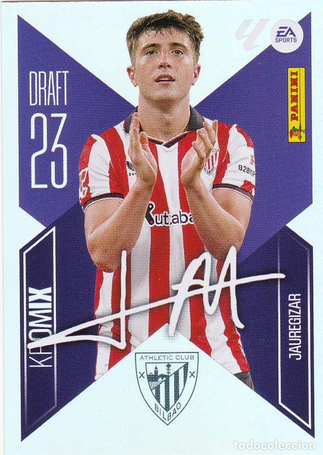 Cromos de f&uacute;tbol: ESTE 2026-27 * JAUREGIZAR * DRAFT 23 CROMIX K 11 - DEL AT. BILBAO (NUEVO DE SOBRE) (A-20)