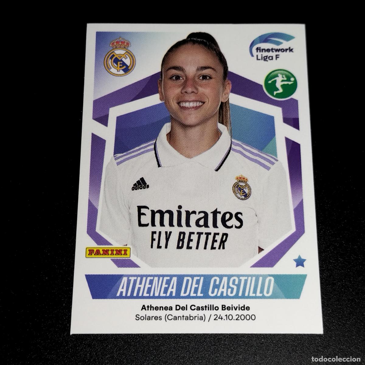 Cromos de f&uacute;tbol: N&ordm; 233 ATHENEA DEL CASTILLO REAL MADRID CROMOS FINETWORK LIGA F FEMENINA PANINI 2022 2023 22 23