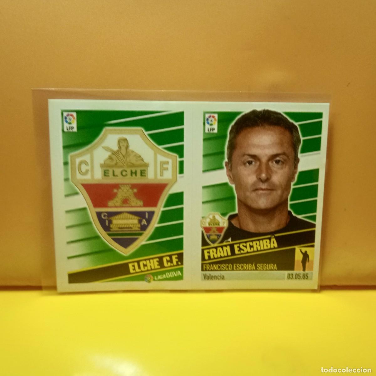 Cromos de f&uacute;tbol: EDICIONES ESTE 13-14 ESCUDO/ENTRENADOR ELCHE C.F 7