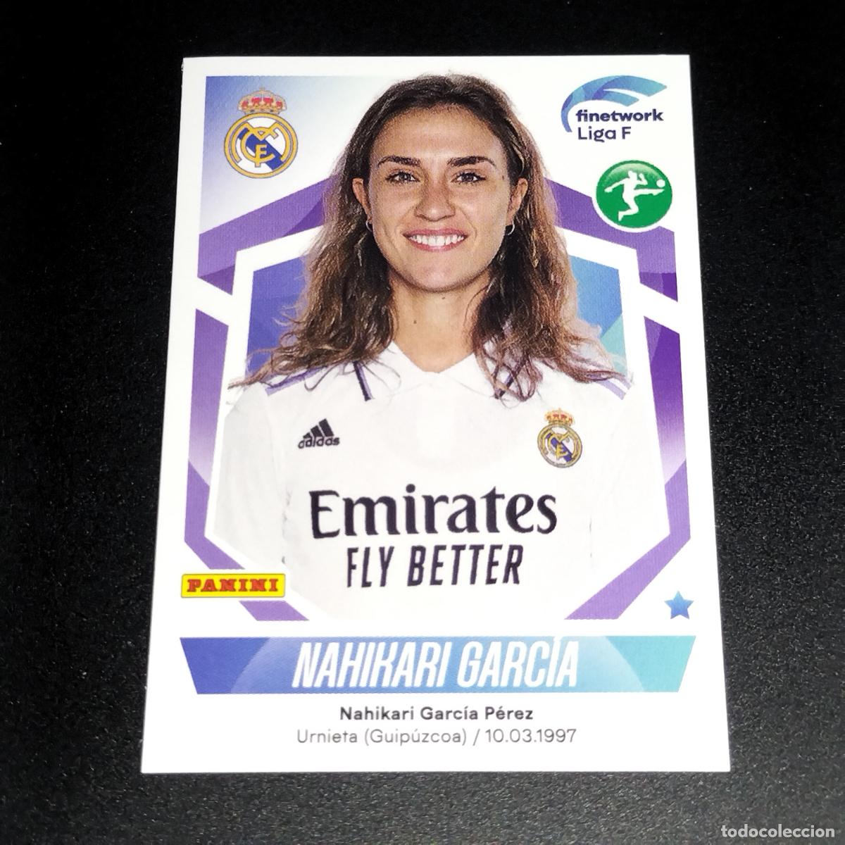 Cromos de f&uacute;tbol: N&ordm; 234 NAHIKARI GARCIA REAL MADRID CROMOS FINETWORK LIGA F FEMENINA PANINI 2022 2023 22 23