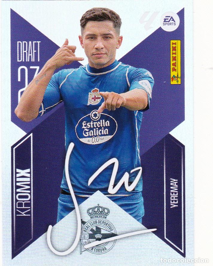 Cromos de f&uacute;tbol: ESTE 2026-27 * YEREMAY * DRAFT 23 CROMIX K 23 - DEL DEPORTIVO (NUEVO DE SOBRE) (A-20)