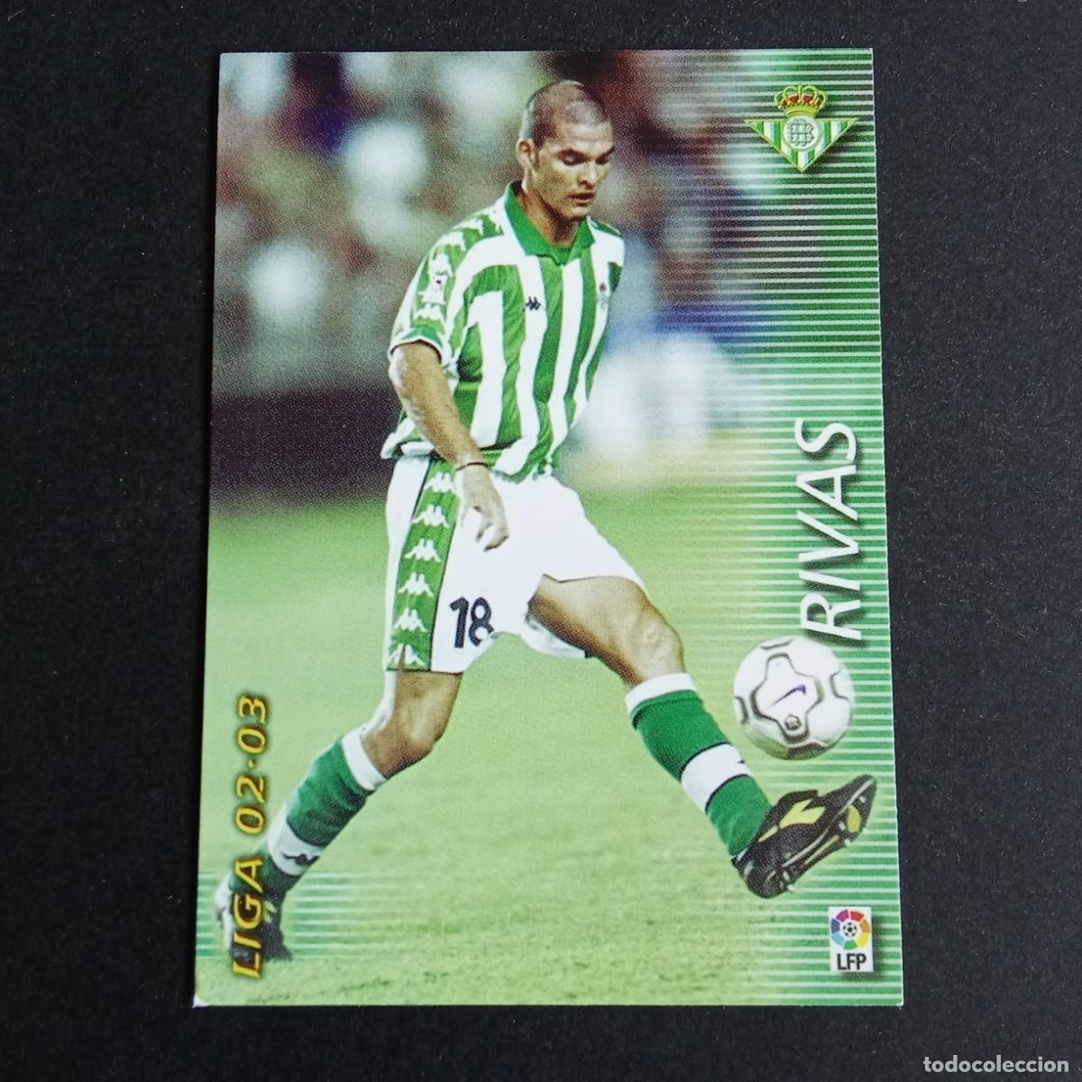 Cromos de f&uacute;tbol: 79 RIVAS BETIS LIGA 2002 2003 02 03 MEGAFICHAS PANINI