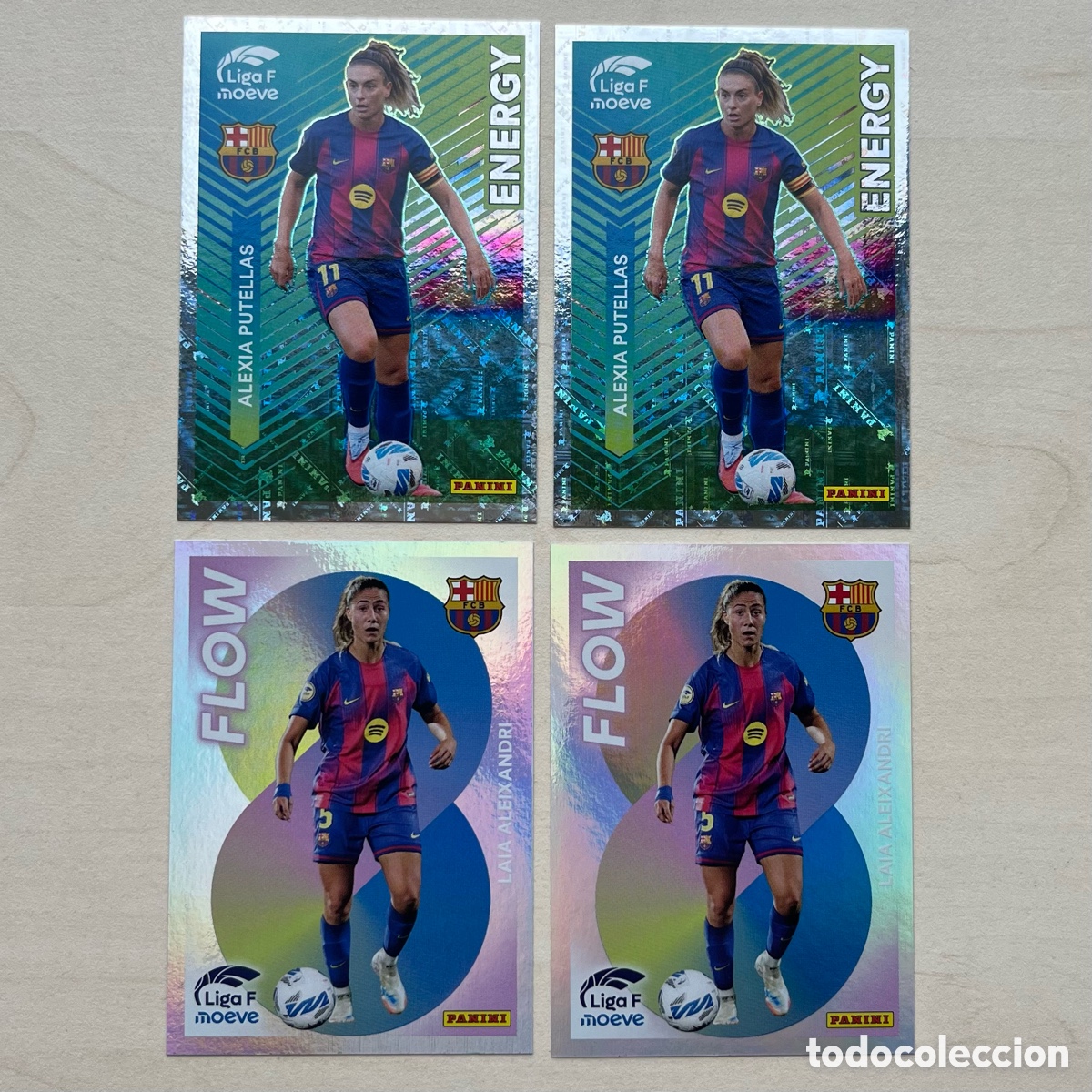 Cromos de Futebol: Alexia & Laia Aleixandri Insert Liga F 2025-26 - FC Barcelona
