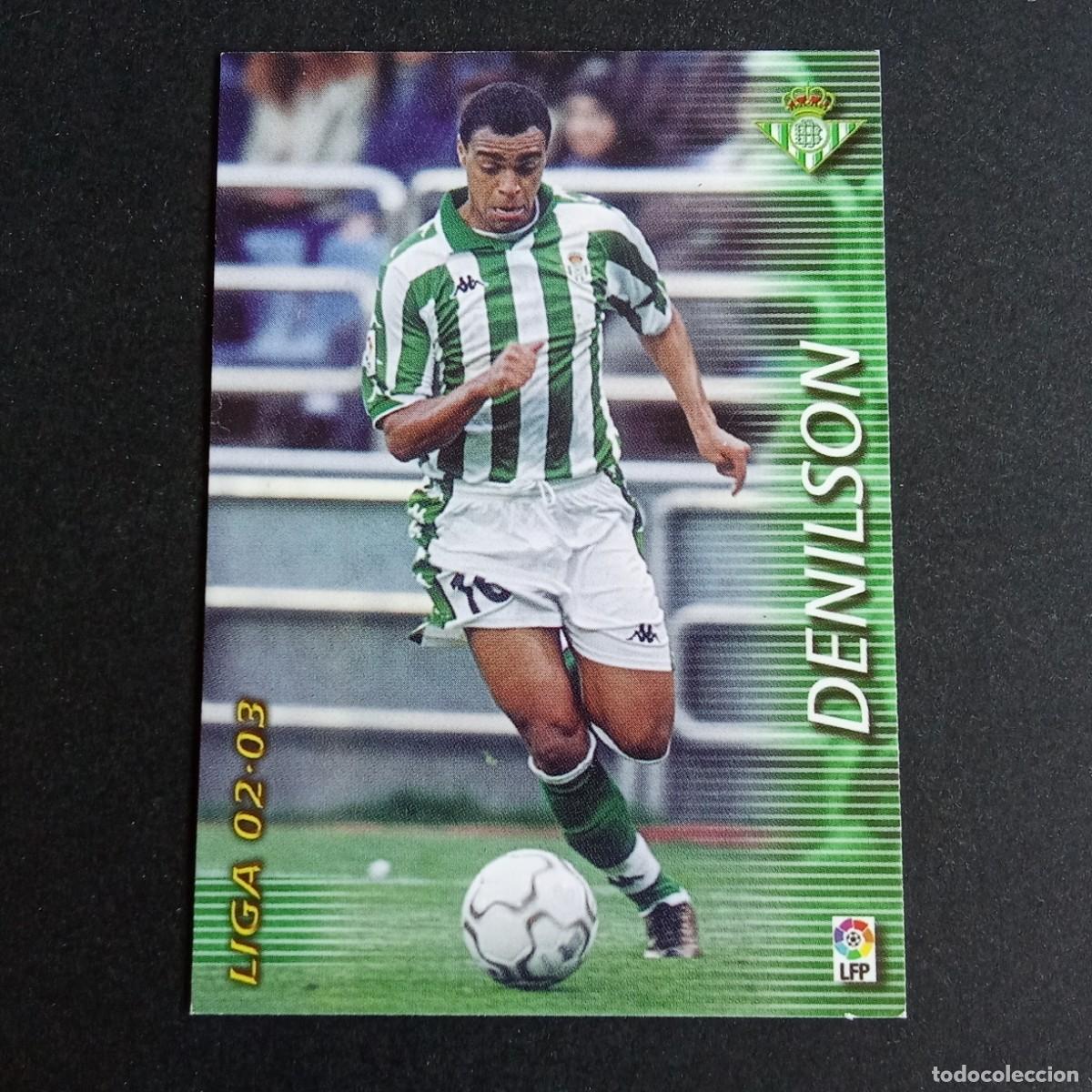 Cromos de f&uacute;tbol: 86 DENILSON BETIS LIGA 2002 2003 02 03 MEGAFICHAS PANINI