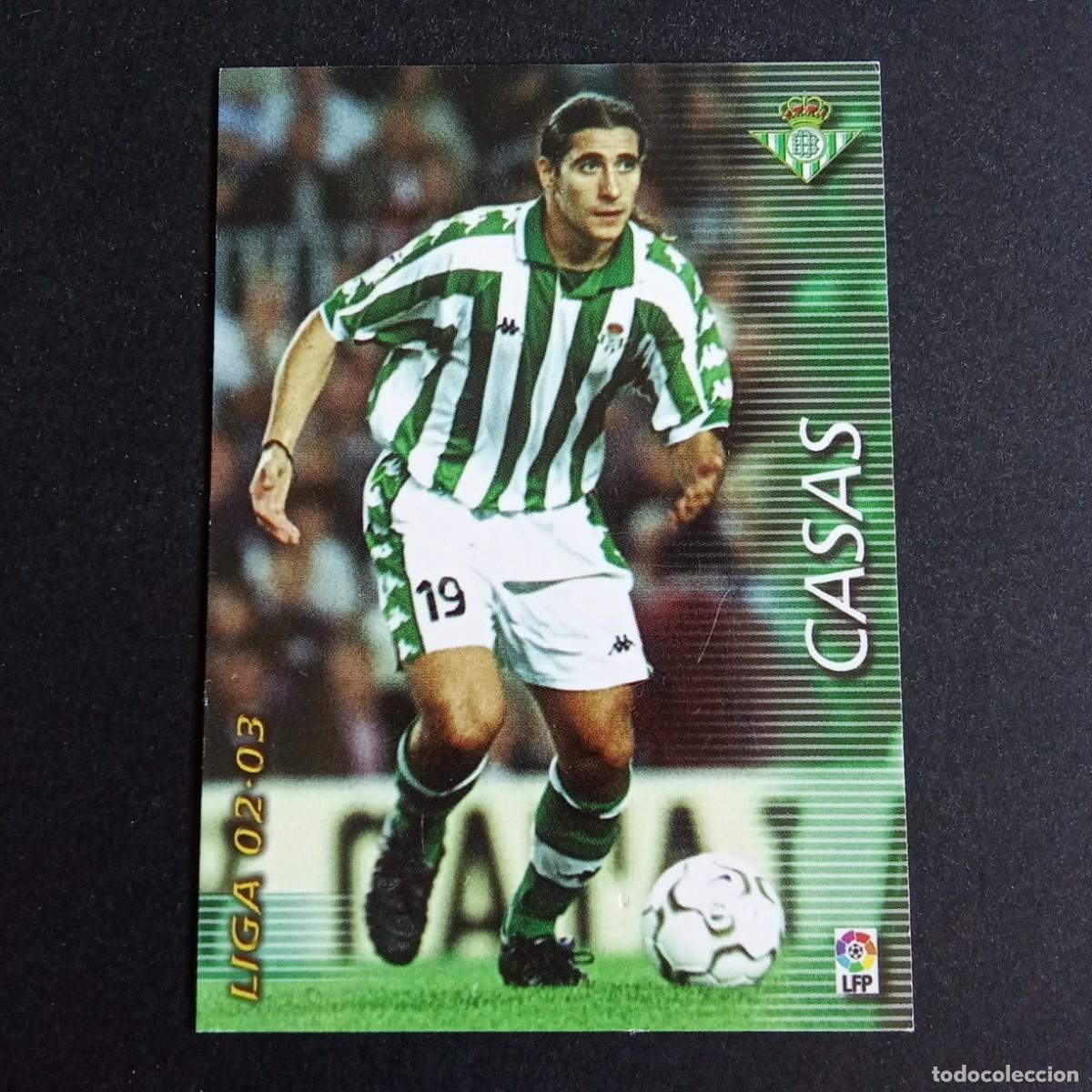 Cromos de f&uacute;tbol: 89 CASAS BETIS LIGA 2002 2003 02 03 MEGAFICHAS PANINI