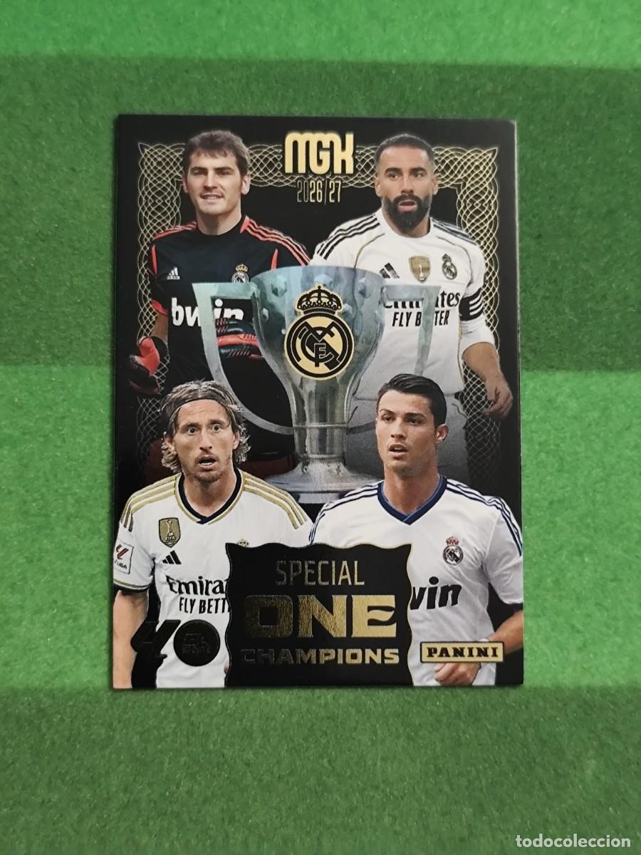 Cromos de f&uacute;tbol: Real Madrid Special One Champions Megacracks 2026/27 26/27