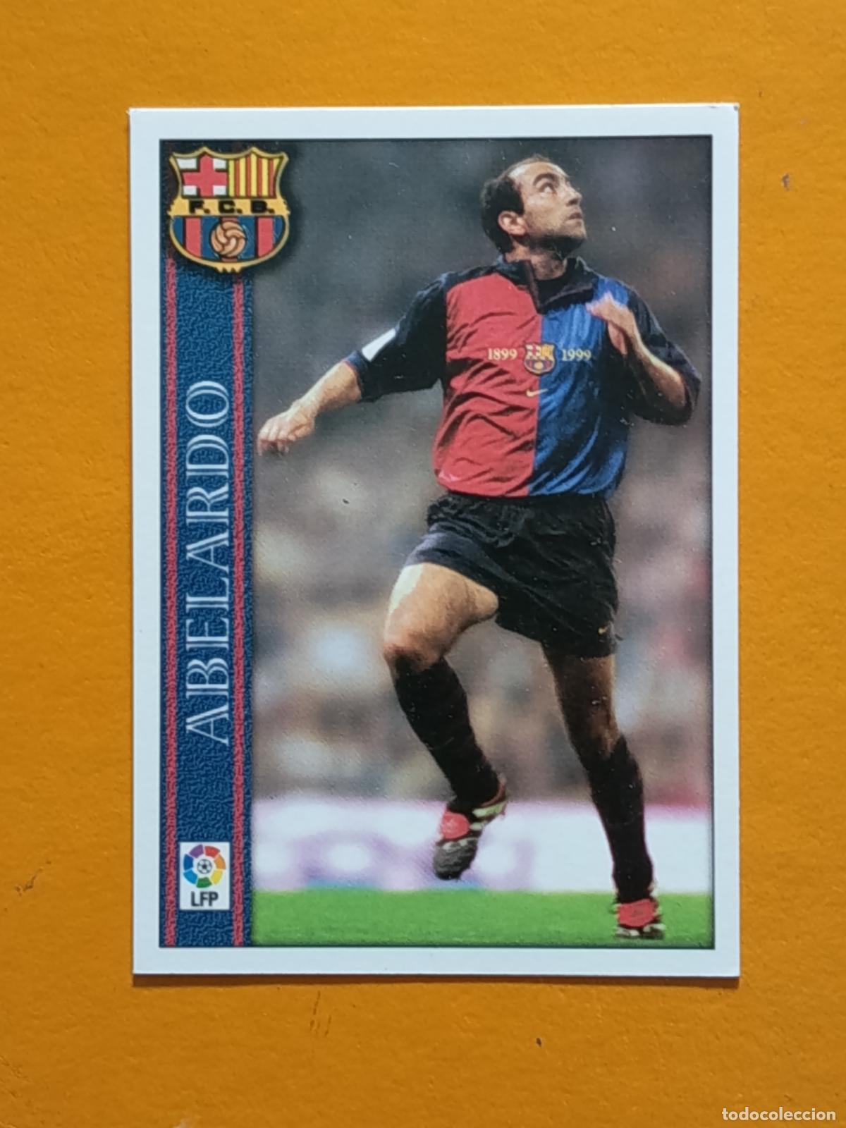 Cromos de f&uacute;tbol: 29 ABELARDO. FC BARCELONA. LAS FICHAS DE LA LIGA 2000. MUNDICROMO