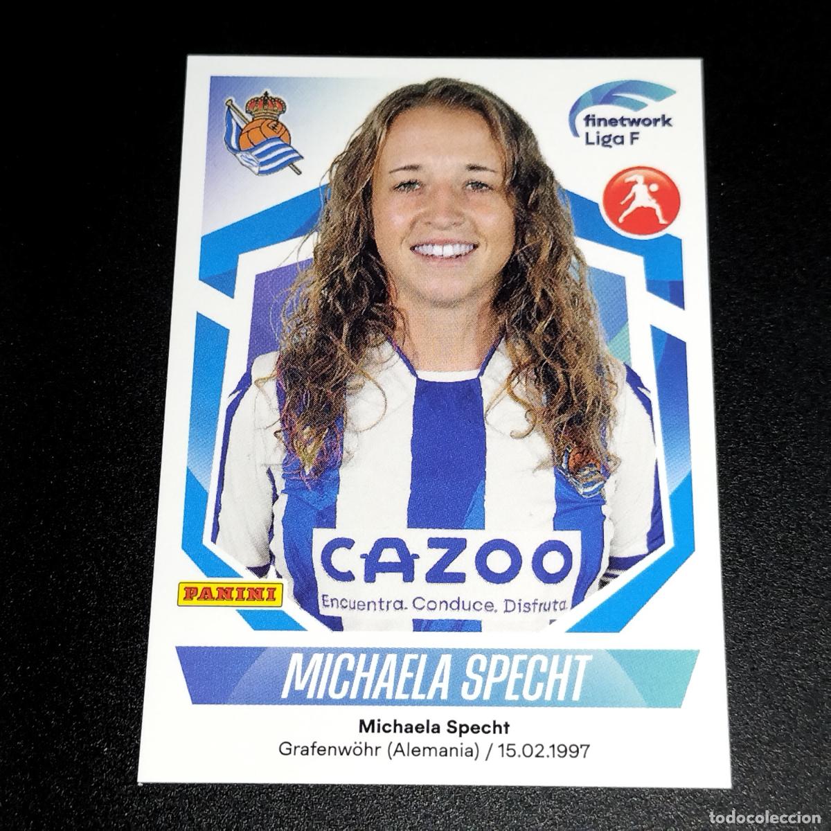 Cromos de f&uacute;tbol: N&ordm; 242 MICHAELA SPECHT REAL SOCIEDAD CROMOS FINETWORK LIGA F FEMENINA PANINI 2022 2023 22 23