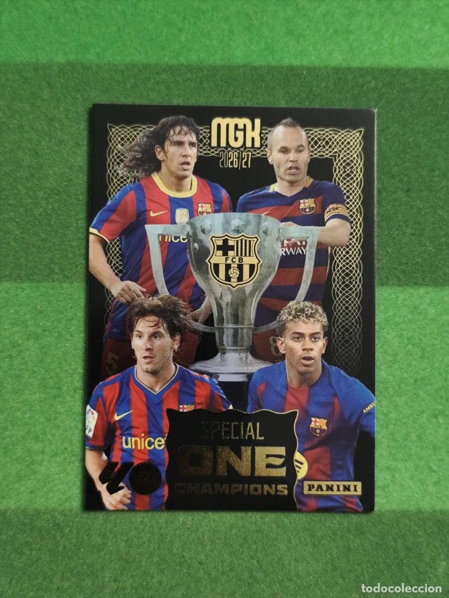 Cromos de f&uacute;tbol: Barcelona Special One Champions Megacracks 2026/27 26/27