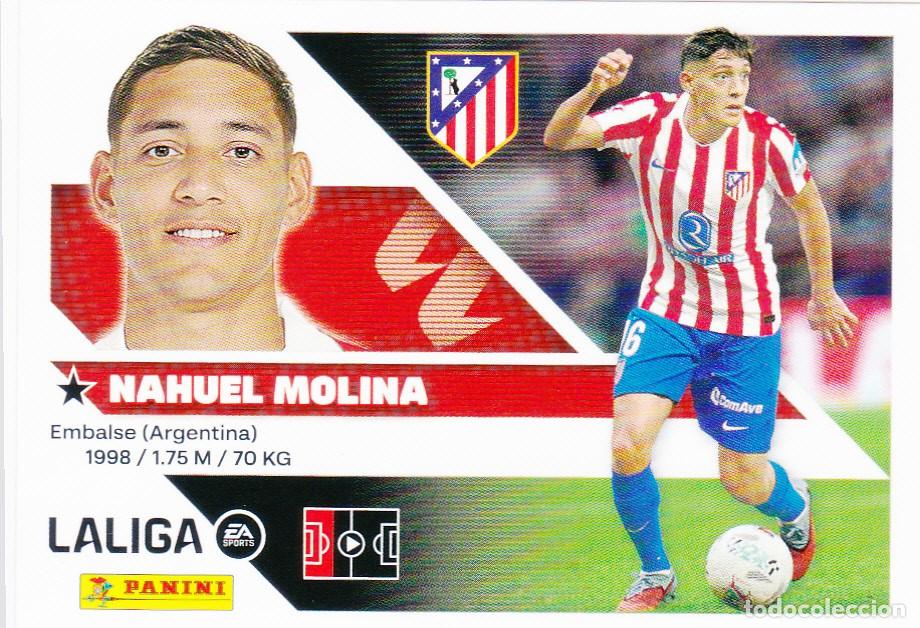 Cromos de f&uacute;tbol: ESTE 2026-27 * NAHUEL MOLINA * N&ordm; 6 - DEL AT. MADRID (NUEVO DE SOBRE) (A-20)