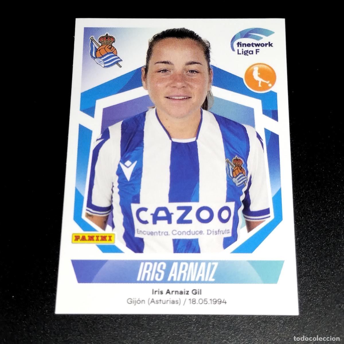 Cromos de f&uacute;tbol: N&ordm; 246 IRIS ARNAIZ REAL SOCIEDAD CROMOS FINETWORK LIGA F FEMENINA PANINI 2022 2023 22 23