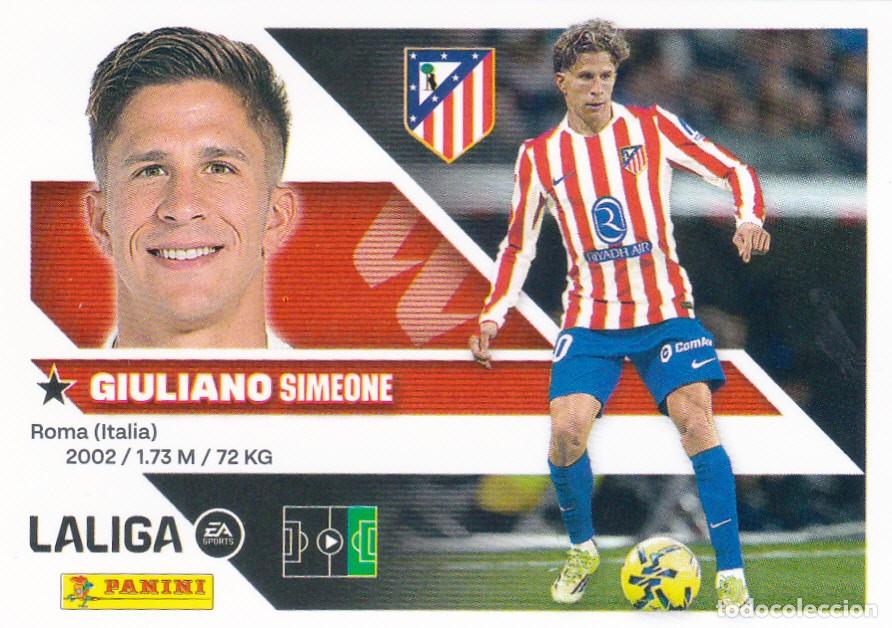 Cromos de f&uacute;tbol: ESTE 2026-27 * GIULIANO * N&ordm; 17 - DEL AT. MADRID (NUEVO DE SOBRE) (A-20)