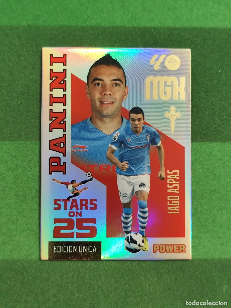 Cromos de f&uacute;tbol: 444 P Iago Aspas Stars on 25 Power Megacracks 2026/27 26/27