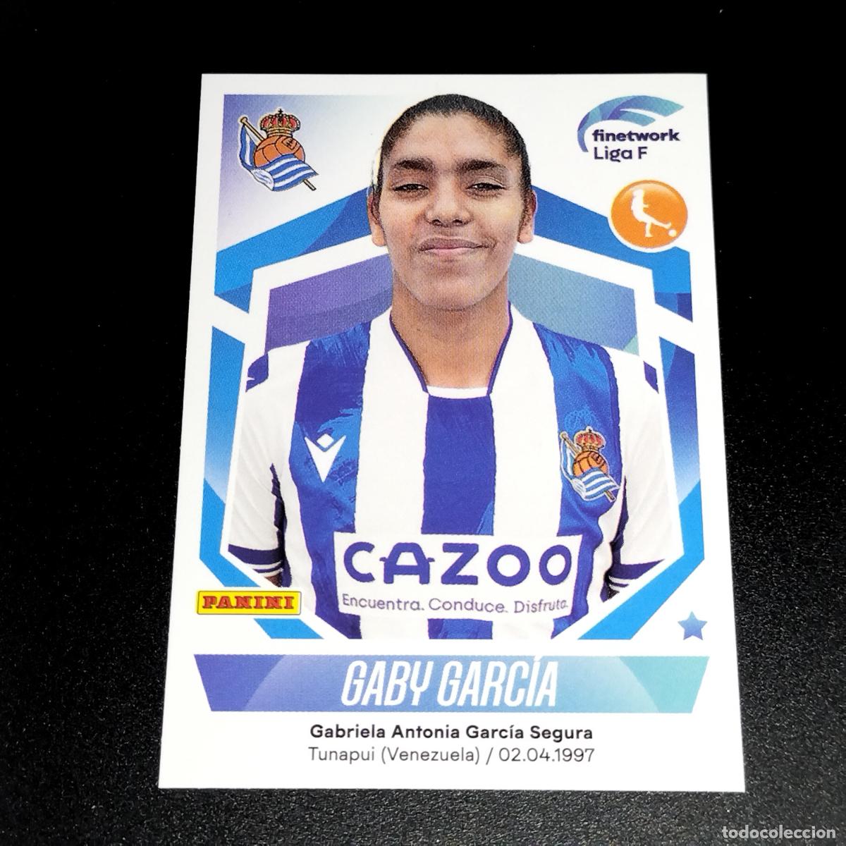 Cromos de f&uacute;tbol: N&ordm; 248 GABY GARCIA REAL SOCIEDAD CROMOS FINETWORK LIGA F FEMENINA PANINI 2022 2023 22 23
