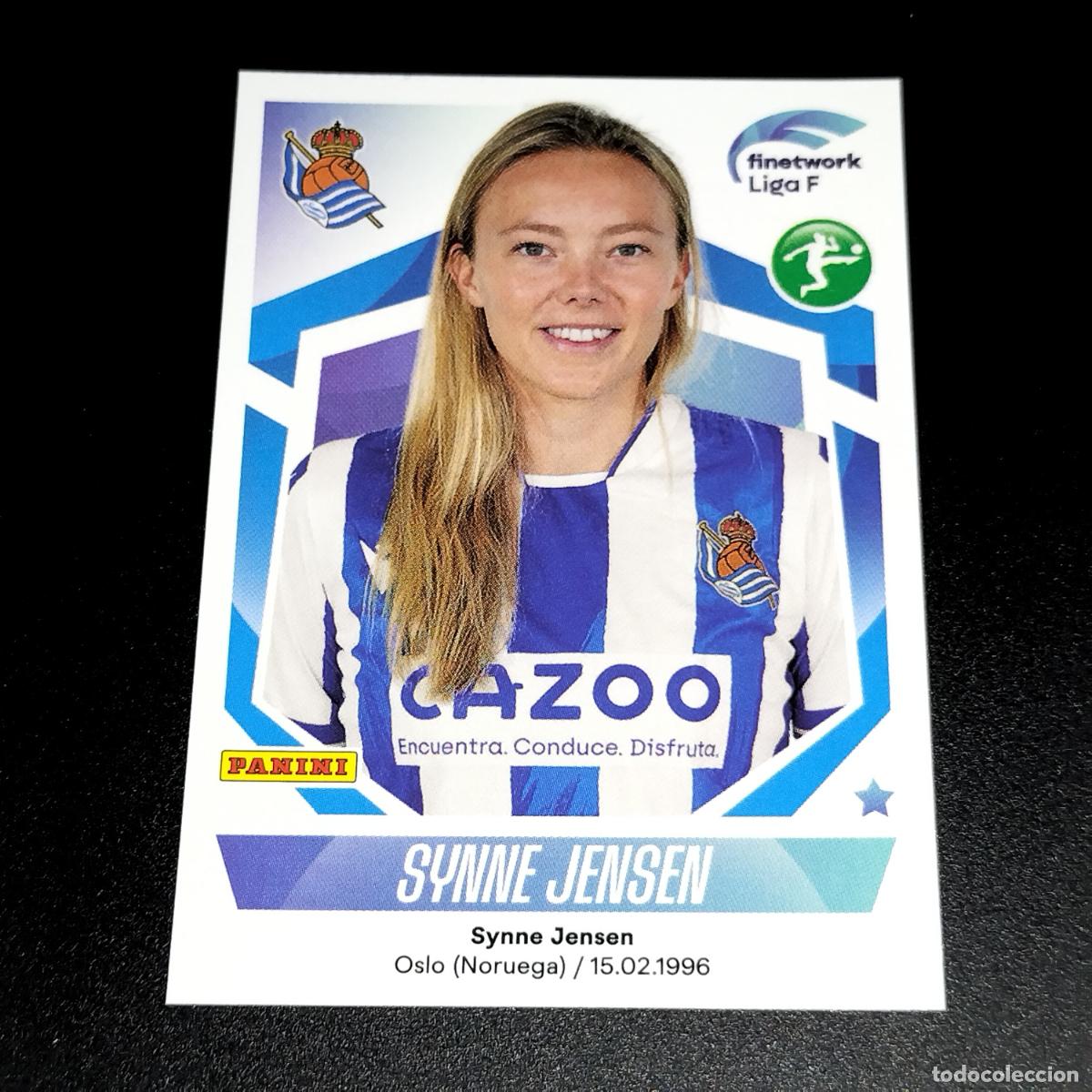 Cartes &agrave; collectionner de Football: N&ordm; 253 SYNNE JENSEN REAL SOCIEDAD CROMOS FINETWORK LIGA F FEMENINA PANINI 2022 2023 22 23