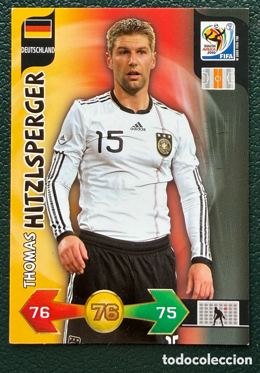 Cartes &agrave; collectionner de Football: THOMAS HITZLSPERGER ALEMANIA FICHAS ALBUM ADRENALYN XL MUNDIAL SOUTH AFRICA 2010