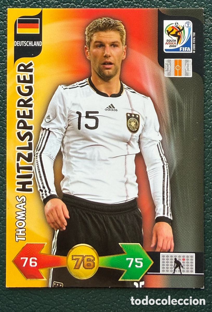 Cartes &agrave; collectionner de Football: THOMAS HITZLSPERGER ALEMANIA FICHAS ALBUM ADRENALYN XL MUNDIAL SOUTH AFRICA 2010