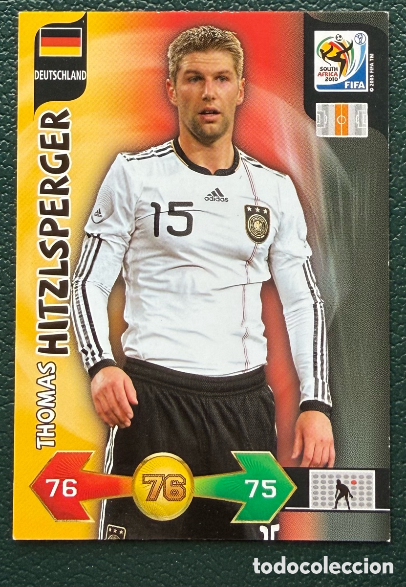 Cartes &agrave; collectionner de Football: THOMAS HITZLSPERGER ALEMANIA FICHAS ALBUM ADRENALYN XL MUNDIAL SOUTH AFRICA 2010