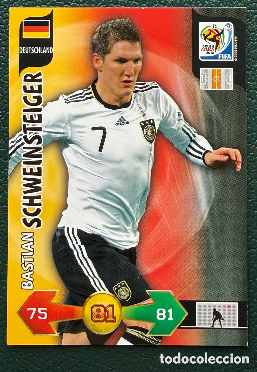 Cromos de Futebol: BASTIAN SCHWEINSTEIGER ALEMANIA FICHAS ALBUM ADRENALYN XL MUNDIAL SOUTH AFRICA 2010