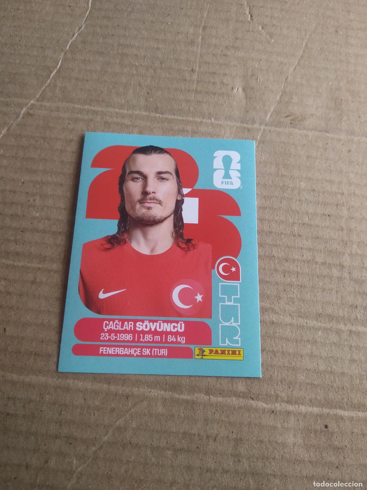Cromos de f&uacute;tbol: TUR 6 CAGLAR SOYUNCU TURQUIA CROMO FUTBOL PANINI MUNDIAL 2026 WORLD CUP COPA DEL MUNDO