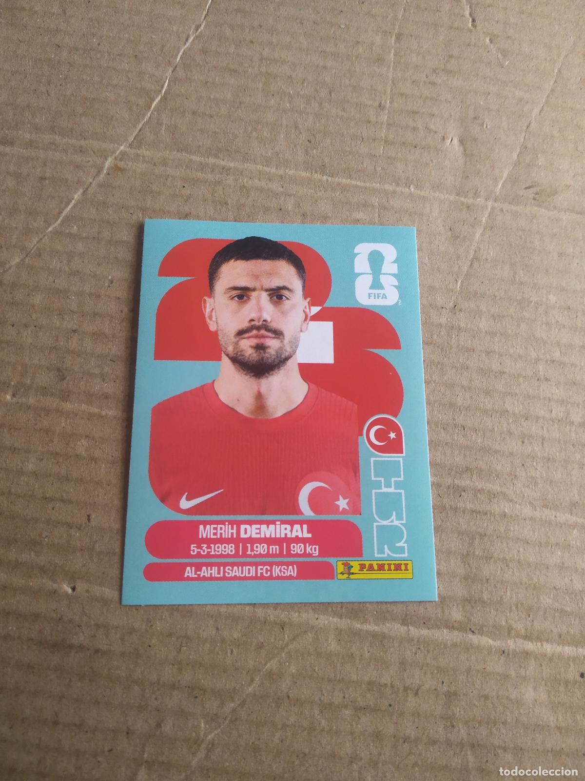 Cromos de f&uacute;tbol: TUR 7 MERIH DEMIRAL TURQUIA CROMO FUTBOL PANINI MUNDIAL 2026 WORLD CUP COPA DEL MUNDO