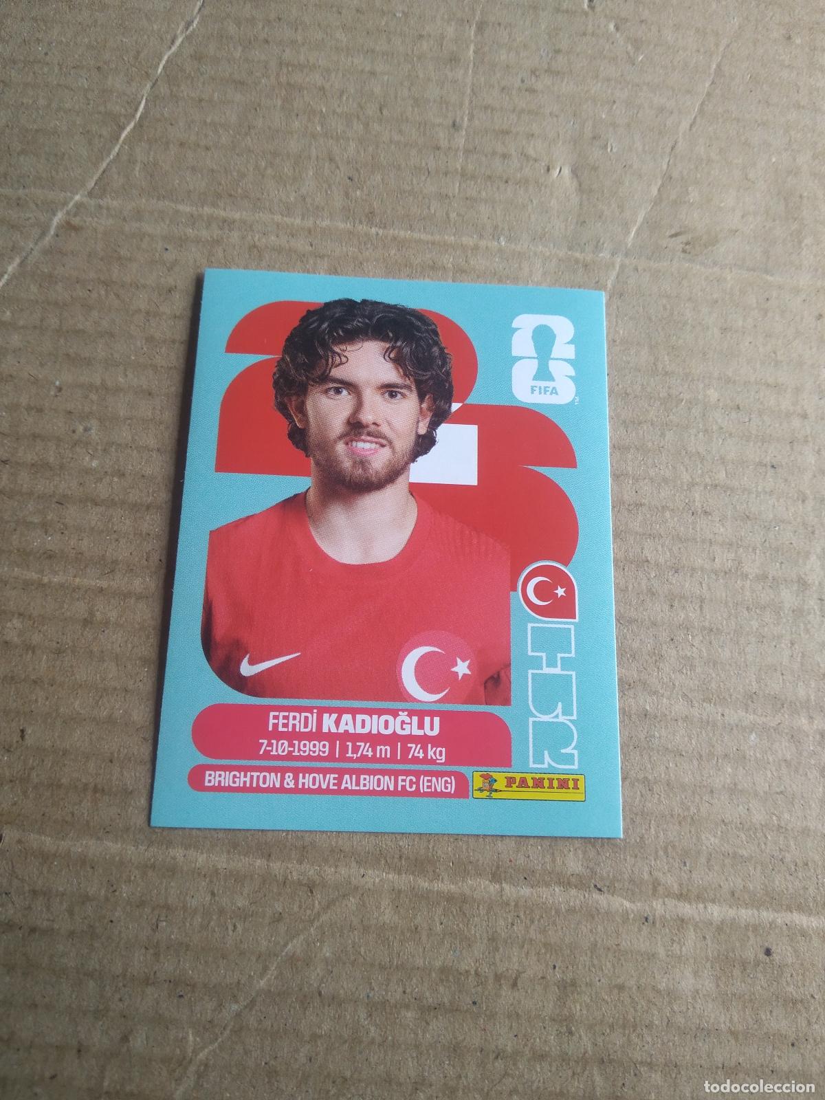 Cromos de f&uacute;tbol: TUR 8 FERDI KADIOGLU TURQUIA CROMO FUTBOL PANINI MUNDIAL 2026 WORLD CUP COPA DEL MUNDO