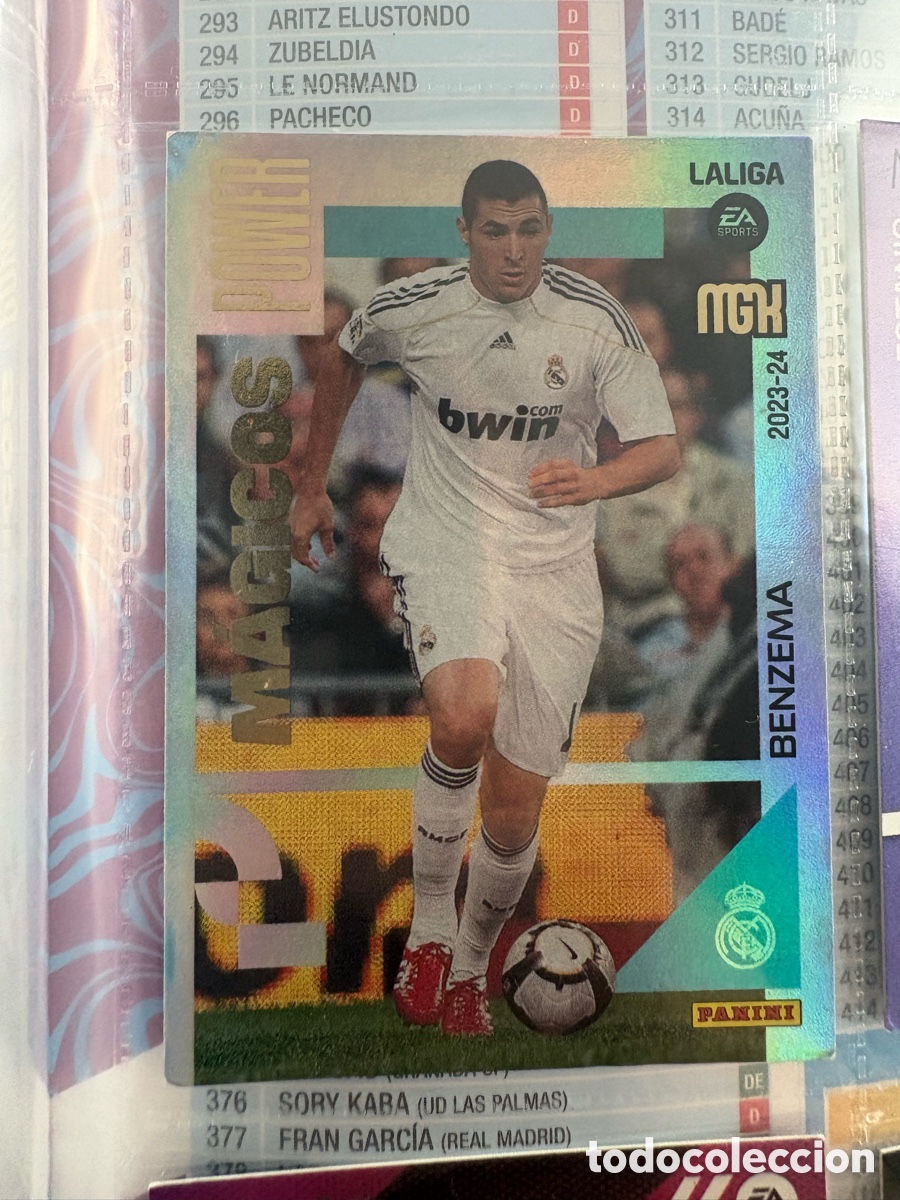 Cromos de f&uacute;tbol: Megacracks 23 24 m&aacute;gico power Benzema P433