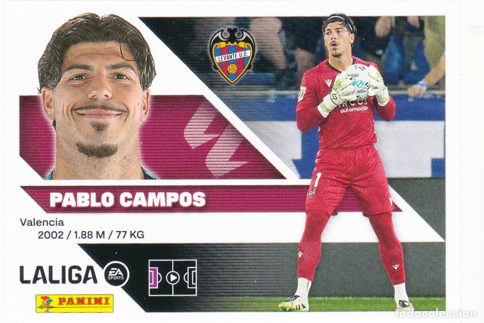 Cartes &agrave; collectionner de Football: ESTE 2026-27 * PABLO CAMPOS * N&ordm; 4 - DEL LEVANTE (NUEVO DE SOBRE) (A-20)