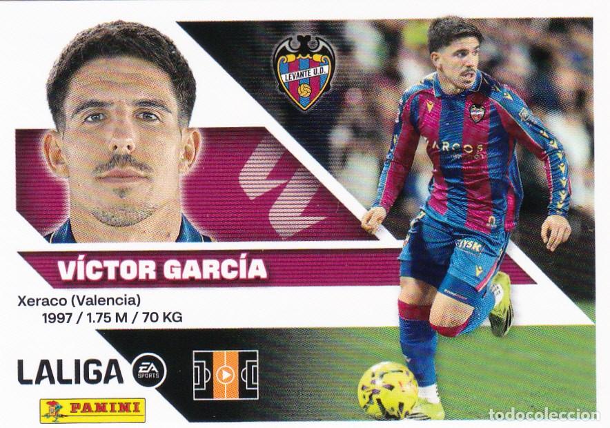Cartes &agrave; collectionner de Football: ESTE 2026-27 * V&Iacute;CTOR GARC&Iacute;A * N&ordm; 14A - DEL LEVANTE (NUEVO DE SOBRE) (A-20)