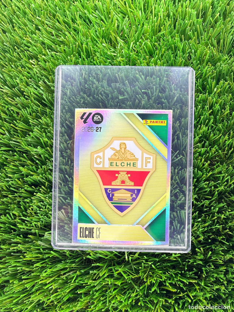 Cromos de f&uacute;tbol: N&ordm; 1 Escudo Elche CF Liga Este 26 27