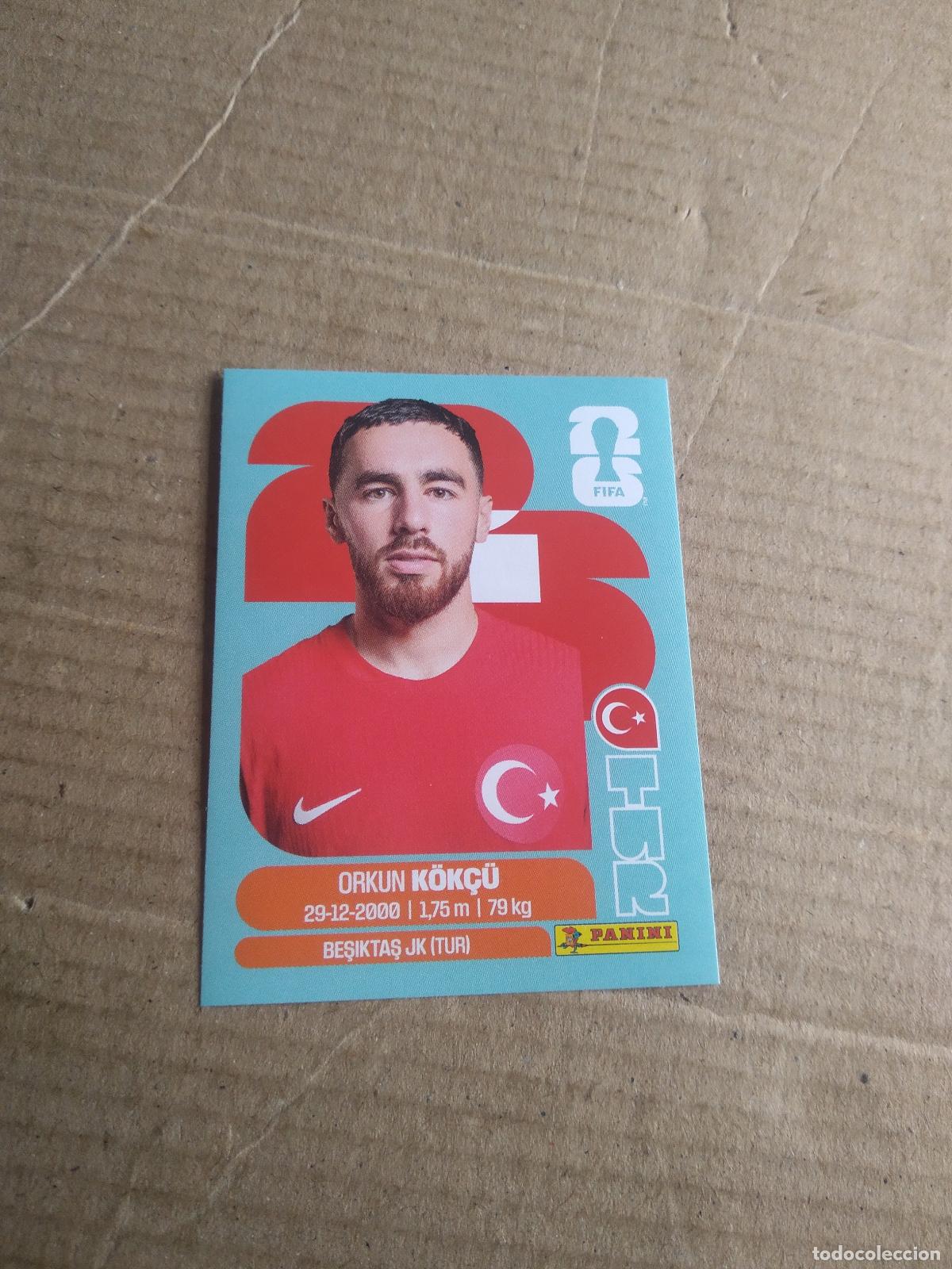Cromos de f&uacute;tbol: TUR 12 ORKUN KOK&Ccedil;U TURQUIA CROMO FUTBOL PANINI MUNDIAL 2026 WORLD CUP COPA DEL MUNDO
