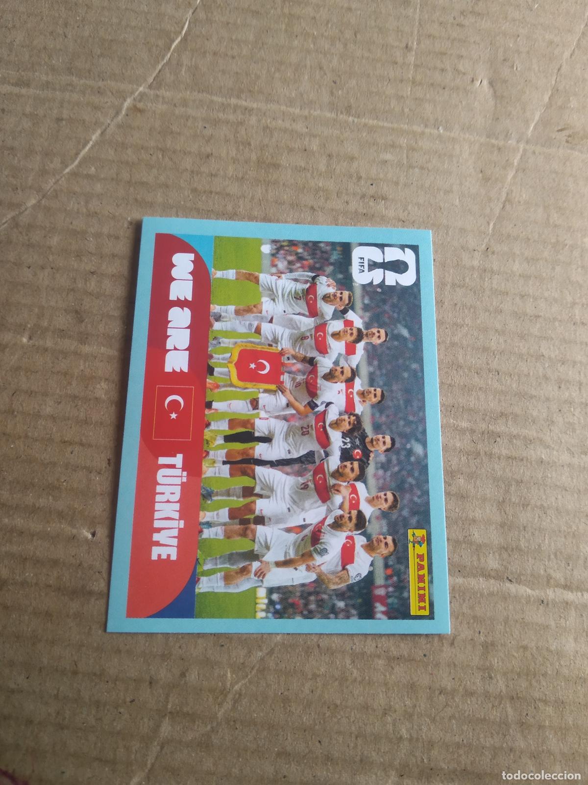 Cromos de f&uacute;tbol: TUR 13 EQUIPO PLANTILLA TURQUIA CROMO FUTBOL PANINI MUNDIAL 2026 WORLD CUP COPA DEL MUNDO