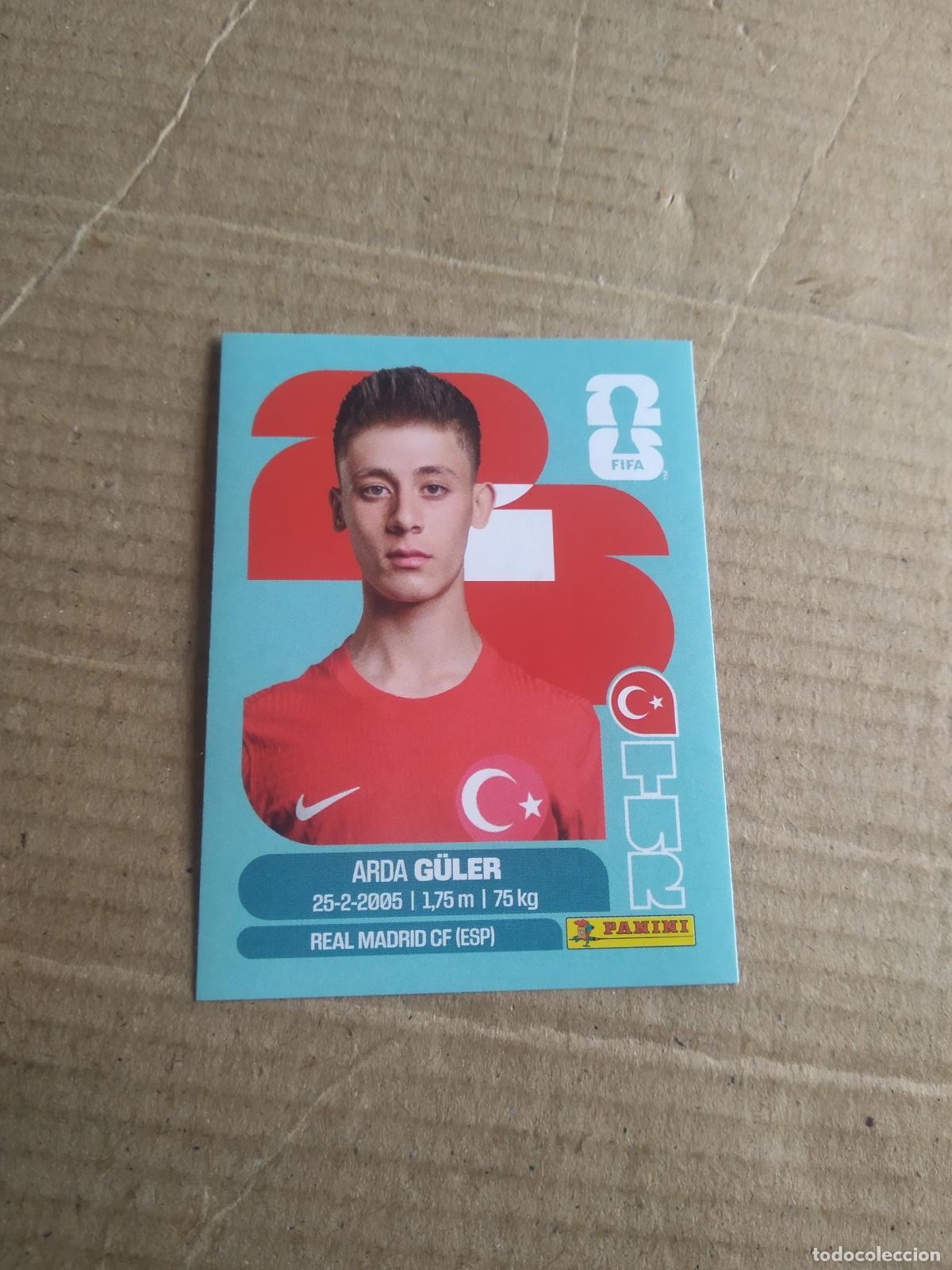 Cromos de f&uacute;tbol: TUR 14 ARDA GULER TURQUIA CROMO FUTBOL PANINI MUNDIAL 2026 WORLD CUP COPA DEL MUNDO