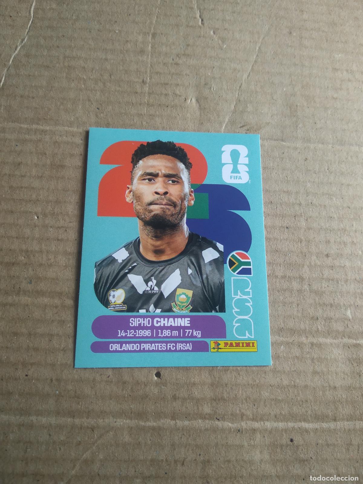 Cromos de f&uacute;tbol: RSA 3 SIPHO CHAINE SUDAFRICA CROMO FUTBOL PANINI MUNDIAL 2026 WORLD CUP COPA DEL MUNDO