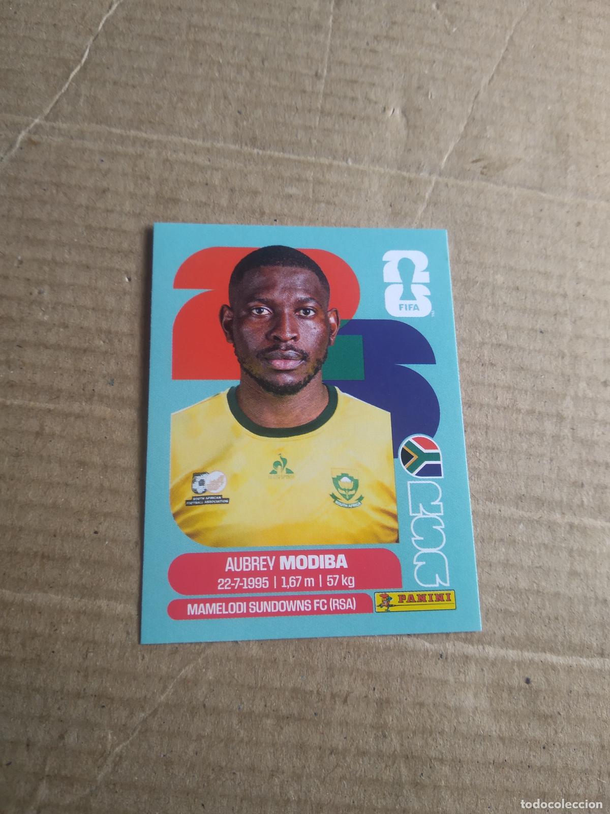 Football Stickers: RSA 4 AUBREY MODIBA SUDAFRICA CROMO FUTBOL PANINI MUNDIAL 2026 WORLD CUP COPA DEL MUNDO