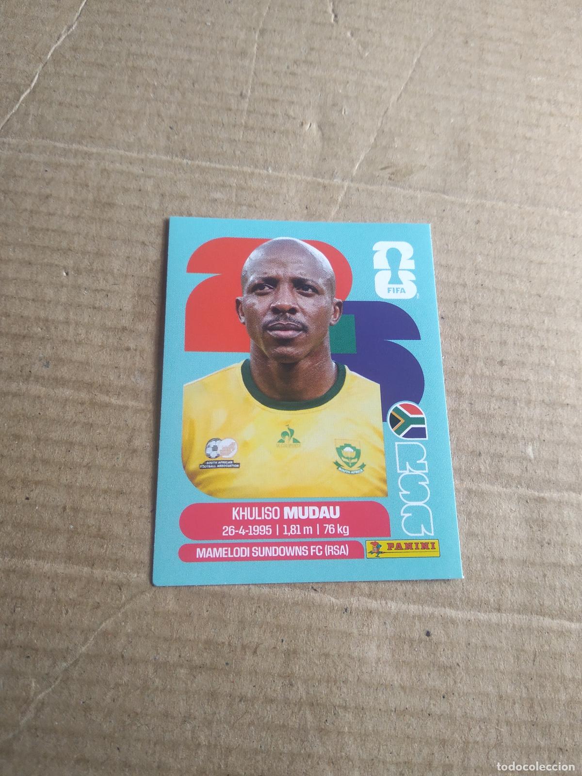 Cromos de f&uacute;tbol: RSA 9 KHULISO MUDAU SUDAFRICA CROMO FUTBOL PANINI MUNDIAL 2026 WORLD CUP COPA DEL MUNDO