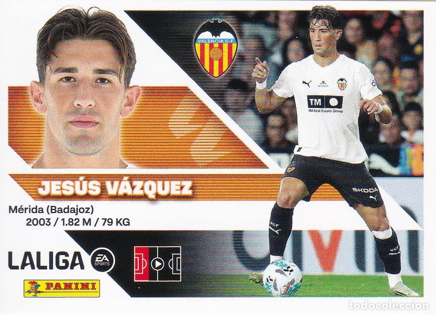 Cartes &agrave; collectionner de Football: ESTE 2026-27 * JES&Uacute;S V&Aacute;ZQUEZ * N&ordm; 10 - DEL VALENCIA (NUEVO DE SOBRE) (A-20)