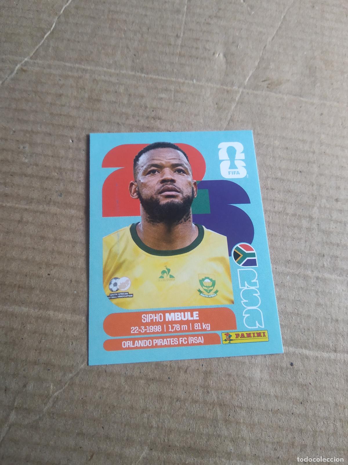 Cartes &agrave; collectionner de Football: RSA 16 SIPHO MBULE SUDAFRICA CROMO FUTBOL PANINI MUNDIAL 2026 WORLD CUP COPA DEL MUNDO