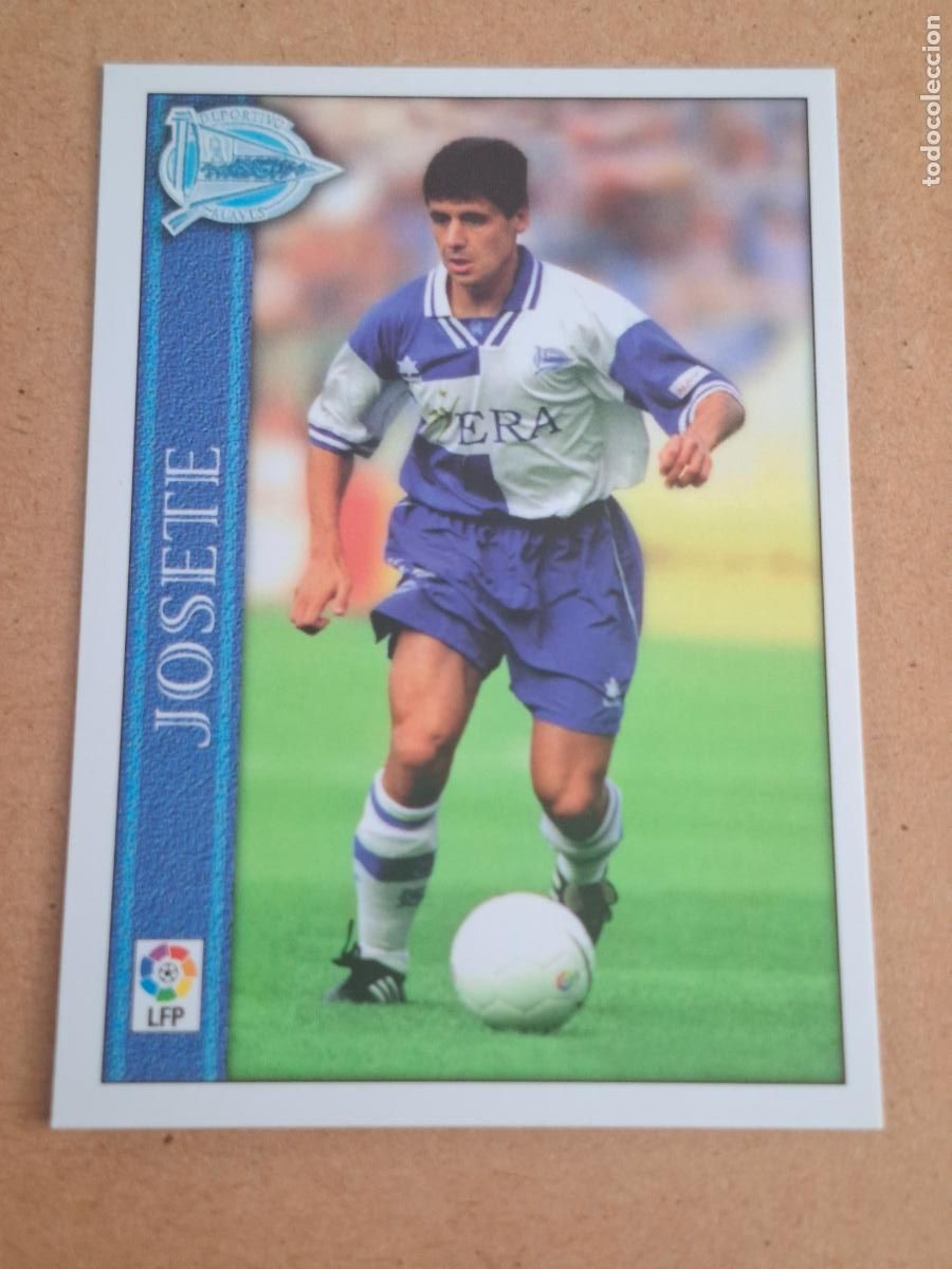 Cromos de f&uacute;tbol: MUNDICROMO 2000 2001 00 01 - 115 JOSETE - DPTVO. ALAV&Eacute;S