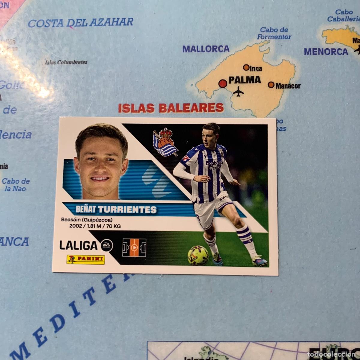 Cromos de f&uacute;tbol: Turrientes n&uacute;mero 12 de la Real Sociedad cromo liga este 26-27 2026-2027