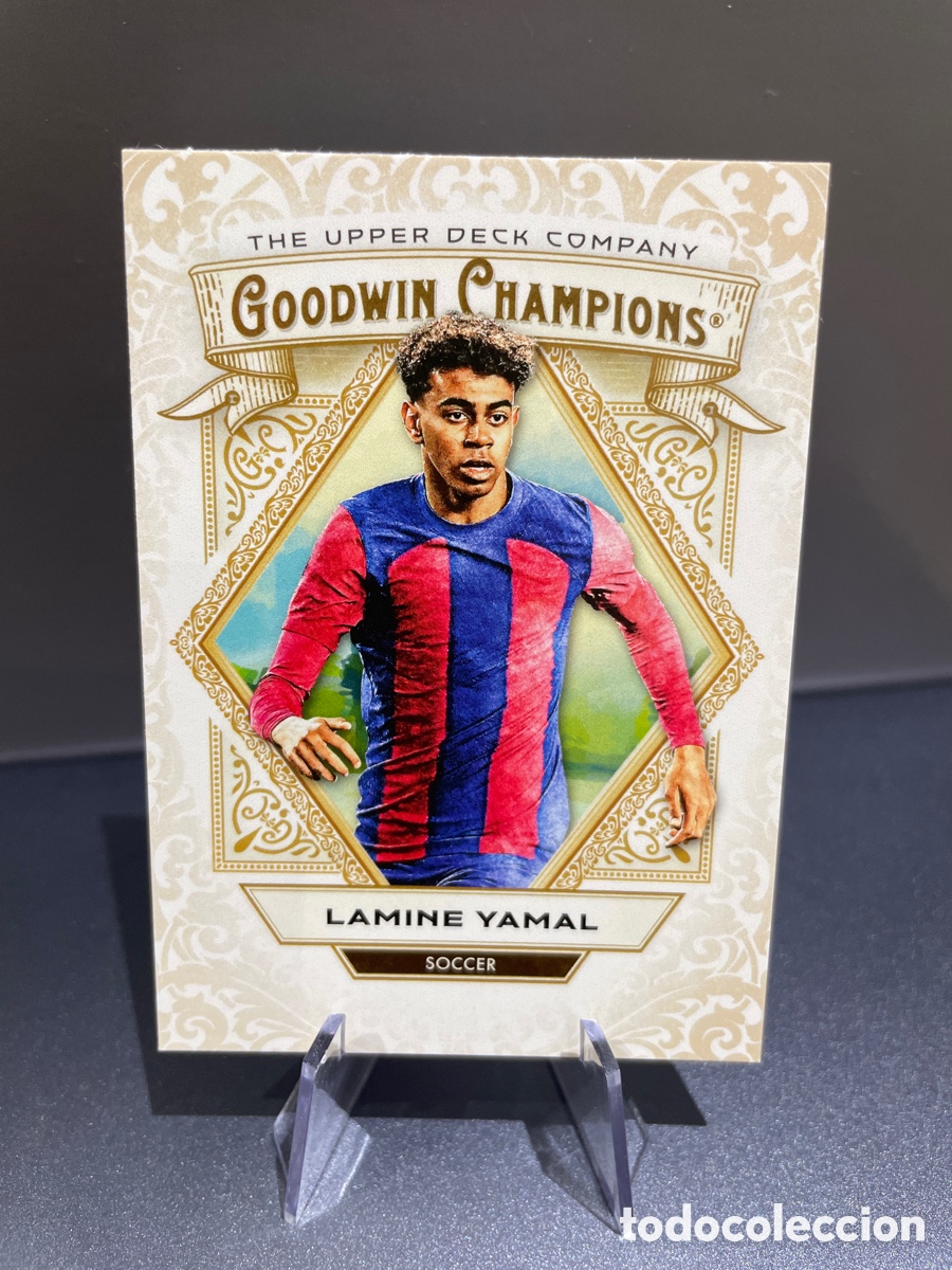 Cromos de f&uacute;tbol: Lamine Yamal 19 Goodwin Champions Upper Deck 2025 FC Barcelona