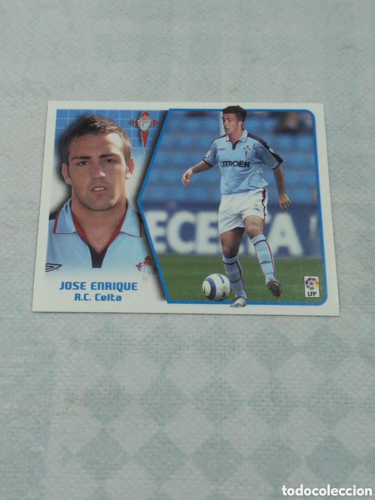 Cromos de f&uacute;tbol: JOSE ENRIQUE CELTA COLOCA LIGA ESTE 2005/06 05 06 NUNCA PEGADO SIN PEGAR
