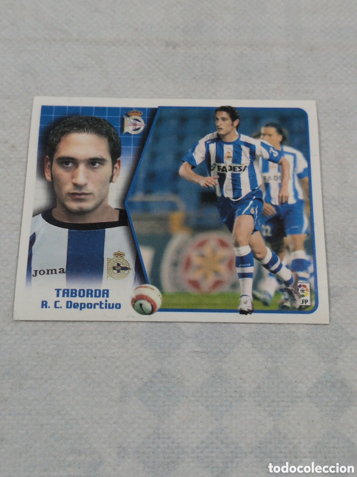 Cromos de f&uacute;tbol: EDICIONES ESTE 2005-2006 TABORDA (DEPORTIVO LA CORU&Ntilde;A) COLOCA LIGA 05-06 CROMOS