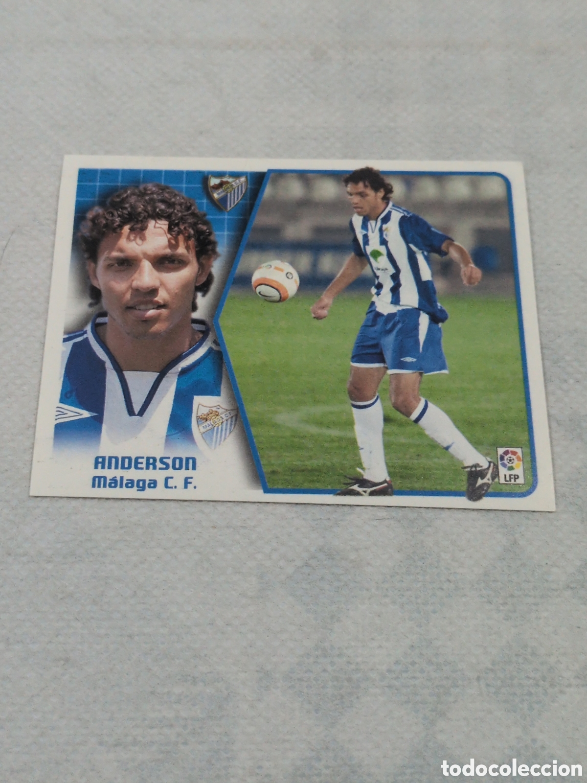 Cromos de f&uacute;tbol: ANDERSON MALAGA COLOCA LIGA ESTE 2005/06 05 06 NUNCA PEGADO SIN PEGAR