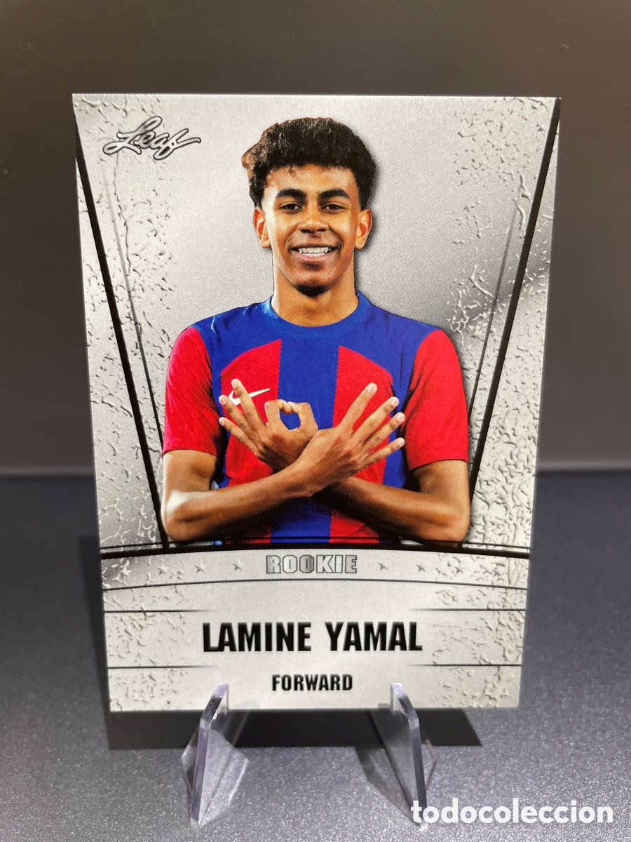 Cromos de f&uacute;tbol: Lamine Yamal RS-08 Rookie Leaf 2024 FC Barcelona