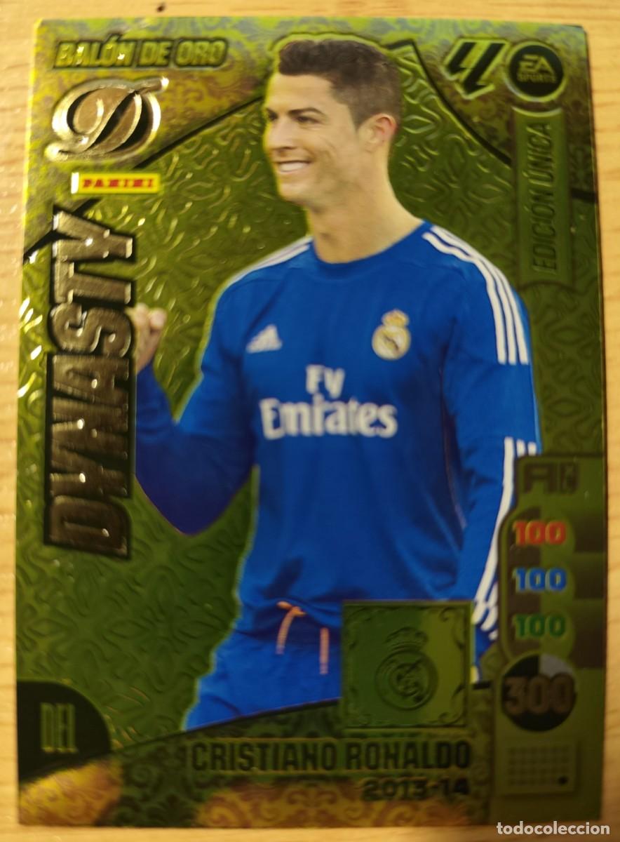 Cromos de f&uacute;tbol: CARD FOOTBALL Adrenalyn XL Dynasty Bal&oacute;n de Oro 2013-14 CRISTIANO RONALDO 2024-25 24 25