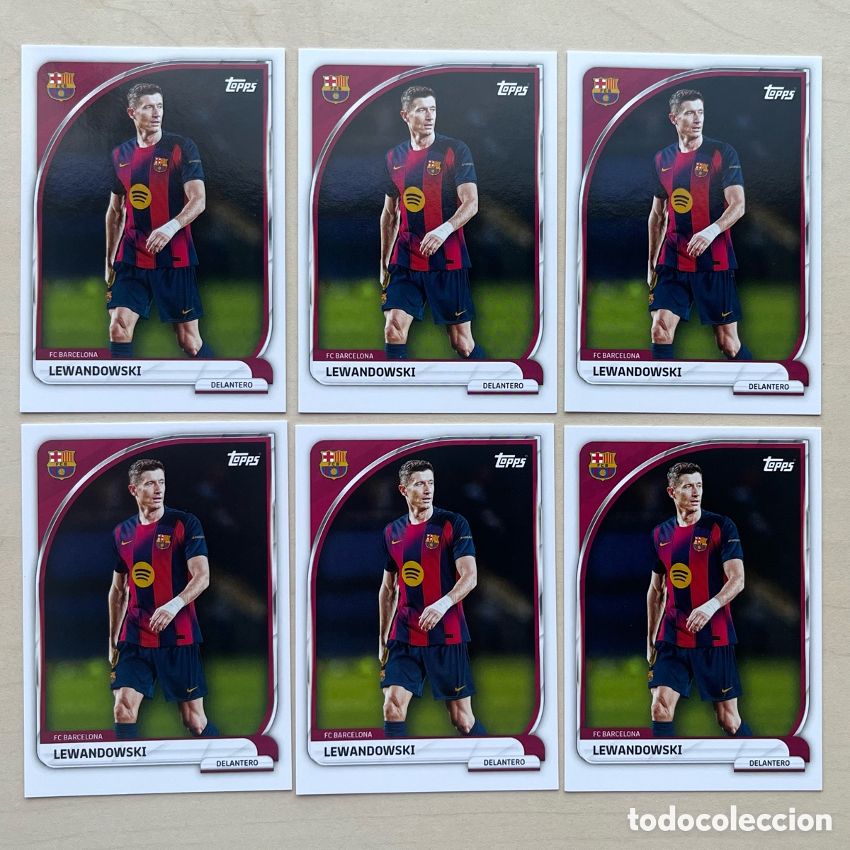 Figurine di Calcio: Lote 6 Lewandowski FC Barcelona Tin 2025-26