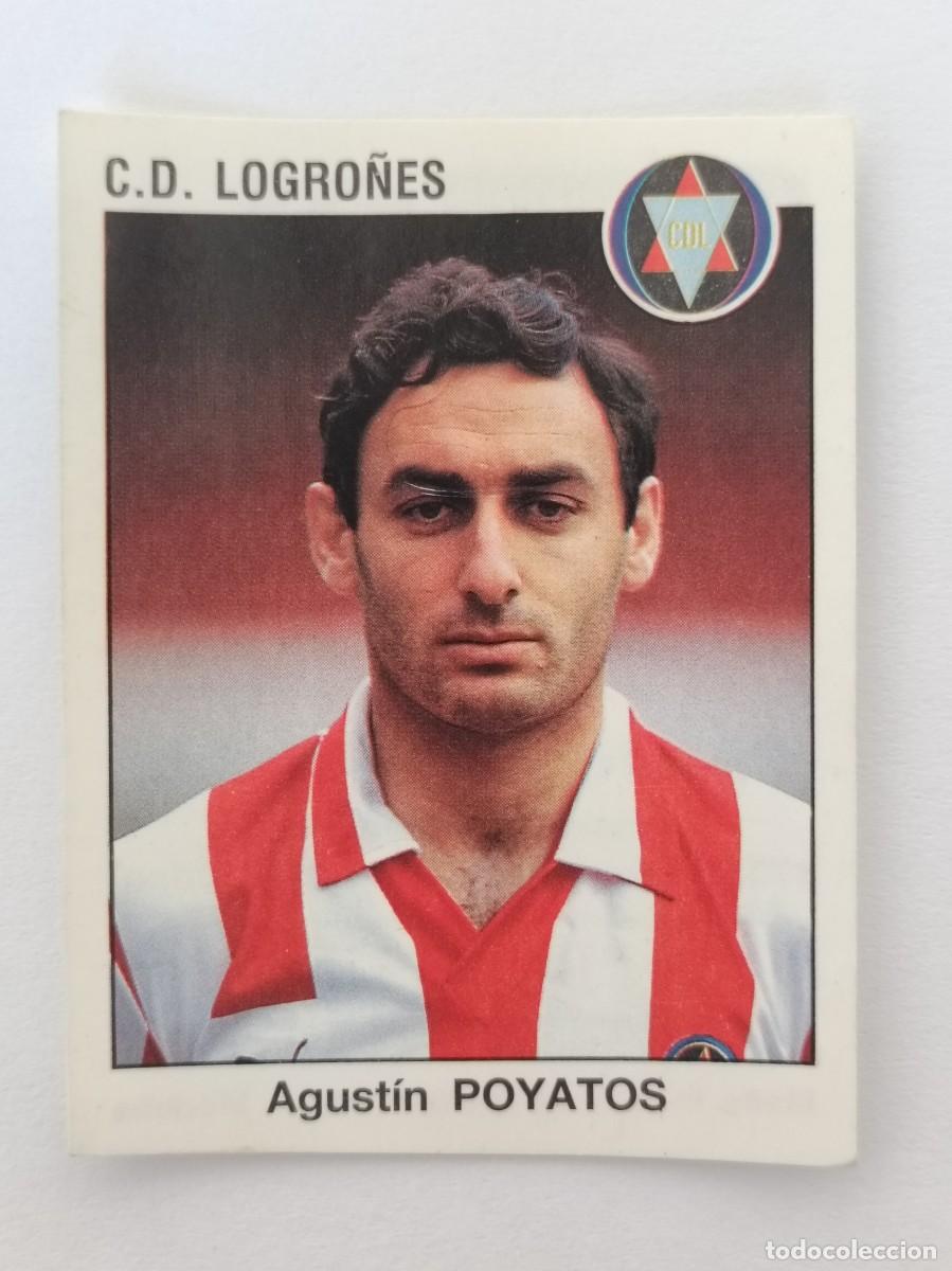 Figurine di Calcio: #153 POYATOS (C.D. LOGRO&Ntilde;ES) LIGA 93/94 PANINI