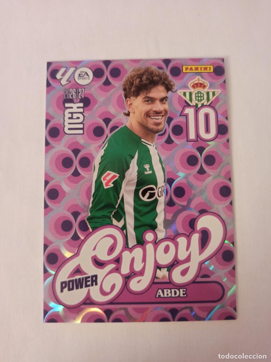 Cromos de f&uacute;tbol: Abde n &deg; 379P 379 P - Betis - Enjoy Power - MEGACRACKS - 2026 2027 26 27 - MGK